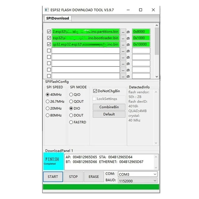 Alt view image 3 of 6 - ESP32 4-Channel MOS Switch Module DC5-60V On-Board ESP32-32E WiFi and BLE Module DC Powered