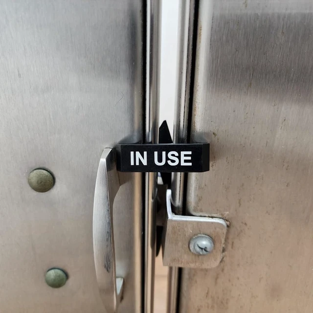 Alt view image 4 of 6 - Stall Safety Tool Bathroom Stall Lock Keychain for Hotel Rooms, Smart Shaker Tool
