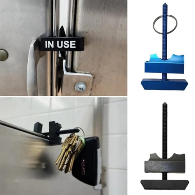 Alt view image 5 of 6 - Stall Safety Tool Bathroom Stall Lock Keychain for Hotel Rooms, Smart Shaker Tool