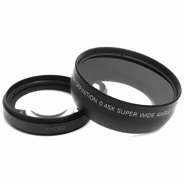 Alt view image 2 of 7 - Versatile 0.45x Wide Angle Lens + Macro Lens for 52mm Cameras Capture Detailed Close-Ups and Panoramas
