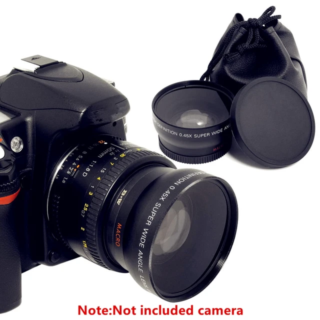 Alt view image 7 of 7 - Versatile 0.45x Wide Angle Lens + Macro Lens for 52mm Cameras Capture Detailed Close-Ups and Panoramas
