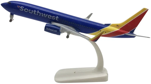 Alt view image 2 of 6 - Model Aircraft 20cm Fit For Southwest Airlines Boeing 737 B737 Airline Diecast Airplane Model With Wheels Collectible Gift Airplane TAPDRA Spare Part