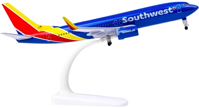 Main image of Model Aircraft 20cm Fit For Southwest Airlines Boeing 737 B737 Airline Diecast Airplane Model With Wheels Collectible Gift Airplane TAPDRA Spare Part