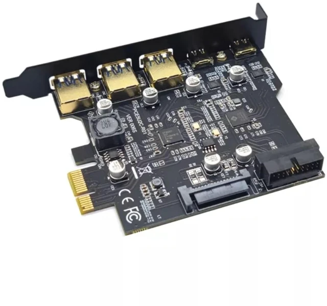 Main image of RENESAS-Based USB Hub Card for Desktops - Supports TYPE-C & TYPE-A, Up to 5Gbps Speed