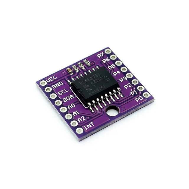 Alt view image 2 of 3 - 1PCS PCF8574T I/O I2C Port Interface Support Cascading Extended Module