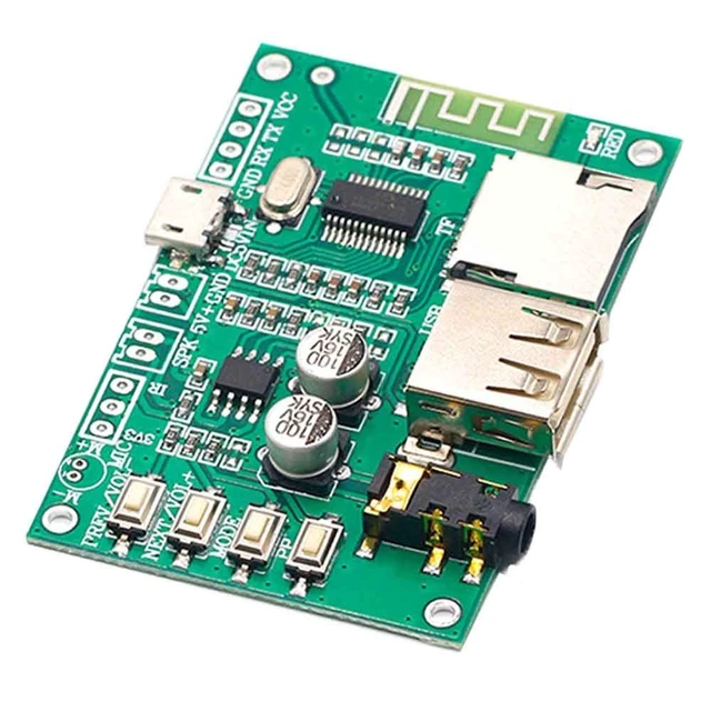 Alt view image 2 of 4 - Bt201 Dual Mode 5.0 Lossless Audio Power Amplifier Board Module Tf Card U Disk Serial Port