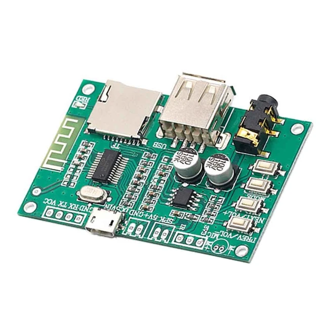 Alt view image 3 of 4 - Bt201 Dual Mode 5.0 Lossless Audio Power Amplifier Board Module Tf Card U Disk Serial Port