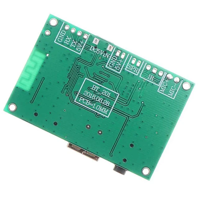 Alt view image 4 of 4 - Bt201 Dual Mode 5.0 Lossless Audio Power Amplifier Board Module Tf Card U Disk Serial Port