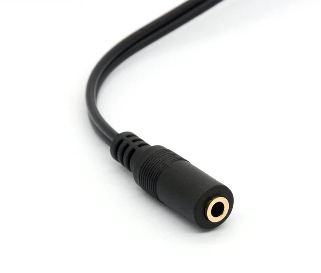 Alt view image 3 of 5 - 3.5mm Female to Dual RCA Phono Stereo Splitter Cable (8inch/20cm) | 3.5 Jack Socket to 2RCA Audio Adapter Extender Cord (2RCA Female)
