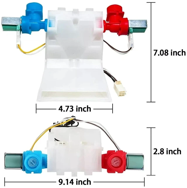 Alt view image 5 of 7 - Washer Inlet Valve Replacement Stable Water Flow for Whirlpool Models Valve