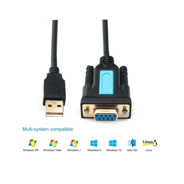 Alt view image 6 of 7 - USB 2.0 to RS232 Female DB9 Serial Cable RS232 Devices Connection Adapter for Computer