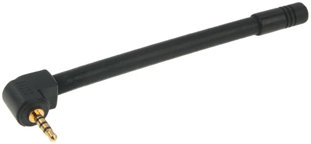 Alt view image 2 of 7 - Sound Radio Stereo Receiver Antenna for Wave Music FM 80MHz-108MHz Radio Antenna 3.5mm Plug