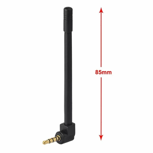 Alt view image 4 of 7 - Sound Radio Stereo Receiver Antenna for Wave Music FM 80MHz-108MHz Radio Antenna 3.5mm Plug