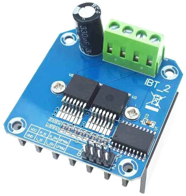 Alt view image 2 of 4 - BTS7960 43A High Power Motor Driver Module Smart Car Driver Current Limit