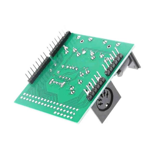 Alt view image 4 of 5 - MIDI Shield Board for R3 AVI PIC Digital Interface Adapter with MIDI IN/OUT/THRU Ports and RUN/PGM Switch