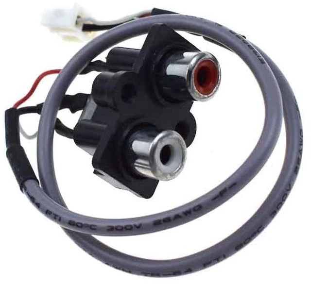 Main image of Audio Signal Cable 2 RCA TO XH2.54MM-3PIN Audio Input Socket 30CM Line Length Extended Sound Signal Interface For Panel