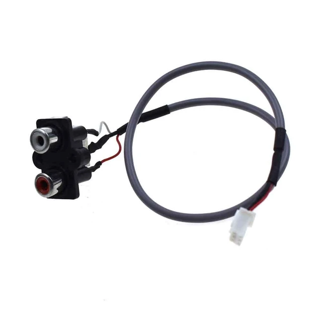 Alt view image 3 of 4 - Audio Signal Cable 2 RCA TO XH2.54MM-3PIN Audio Input Socket 30CM Line Length Extended Sound Signal Interface For Panel