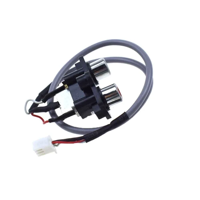 Alt view image 2 of 4 - Audio Signal Cable 2 RCA TO XH2.54MM-3PIN Audio Input Socket 30CM Line Length Extended Sound Signal Interface For Panel
