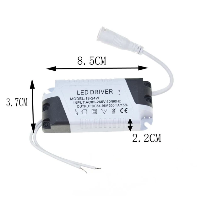Alt view image 3 of 5 - LED drive power 3W-50W LED panel light constant current driver DC transformer DIY (18-24W)