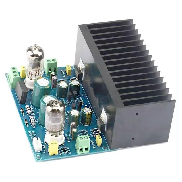 Alt view image 4 of 4 - vacuum tube amplifier board electronic valve amplifier 6J1+LM1875 amplifier ac18v diy kit and finished product (FINISHED PRODUCT)