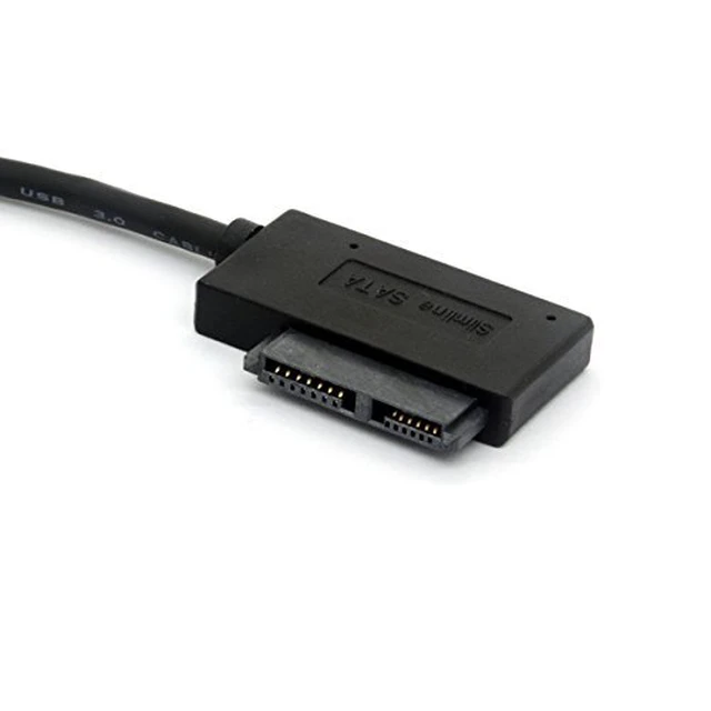 Alt view image 3 of 6 - USB 3.0 to 7+6 13Pin Slimline SATA Cable Adapter | for Laptop CD DVD ROM Optical Drive