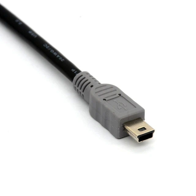 Alt view image 4 of 6 - Micro USB to Mini 5-pin USB Extension Cable (1 Meter) | Code OTG Mobile Device Adapter Data Sygn Charger Male to Male Converter