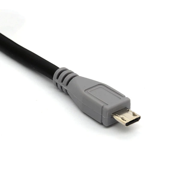 Alt view image 3 of 6 - Micro USB to Mini 5-pin USB Extension Cable (1 Meter) | Code OTG Mobile Device Adapter Data Sygn Charger Male to Male Converter