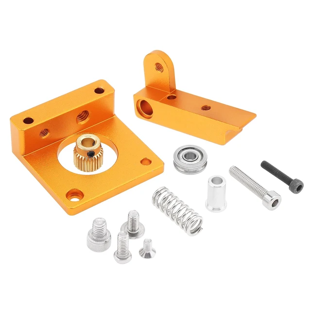 Alt view image 3 of 7 - Upgrade Replacement Aluminum MK8 Extruder Tension Adjustable 1.75mm Filament Fit for Ender 3 / Ender 5 / CR-10 Series 3D Printer (Left)