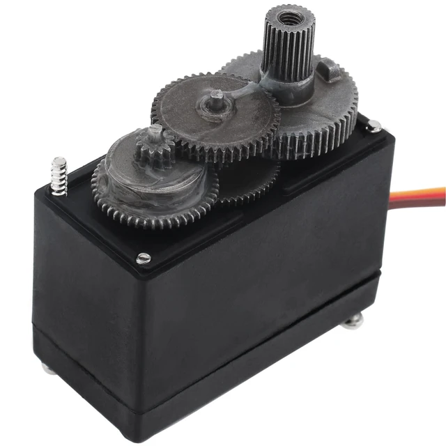 Alt view image 3 of 7 - MG995 Servo Motor Control Angle 180 Degrees Metal Gear High Speed Torque Servo Motor for Smart Car/Robot/RC Helicopter Boat