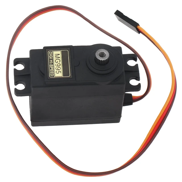 Alt view image 4 of 7 - MG995 Servo Motor Control Angle 180 Degrees Metal Gear High Speed Torque Servo Motor for Smart Car/Robot/RC Helicopter Boat