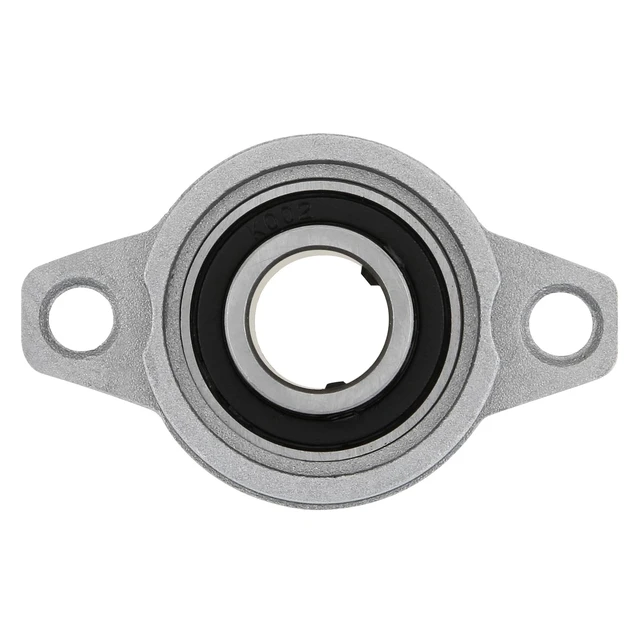 Alt view image 5 of 7 - 4Pcs KFL002 15mm Inner Bore Mounted Flange Mounted Pillow Block Bearings for Diameter 15mm Linear Shaft Rod T8 Lead Screw