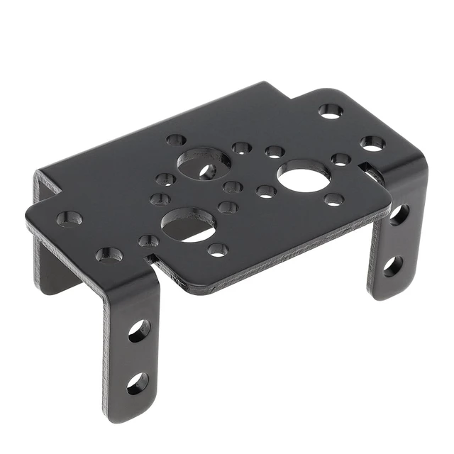 Alt view image 7 of 7 - 2 Sets Pan Tilt Servo Mount Bracket Aluminum Alloy for MG995 MG996R S3003 / U-Shaped L-Shaped Steering Gear Robot Car Boat