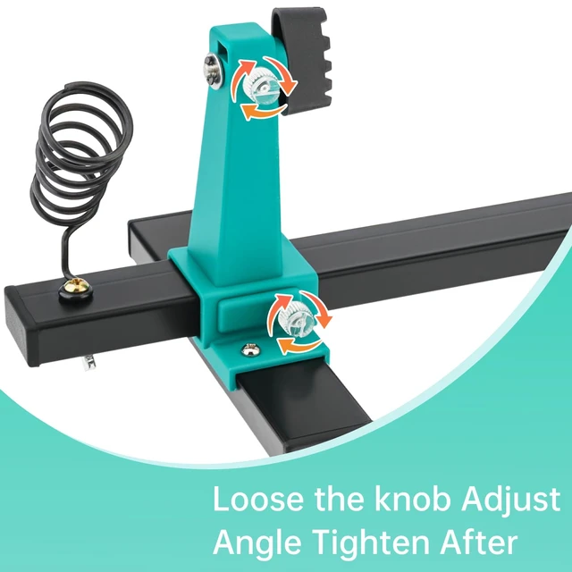 Alt view image 5 of 7 - Adjustable PCB Holder Soldering Clamp with Soldering Iron Pen Holder | Fit for Circuit Board Soldering Desoldering Repair Helping Hand Soldering Tool Holder. 360 Degree Rotation