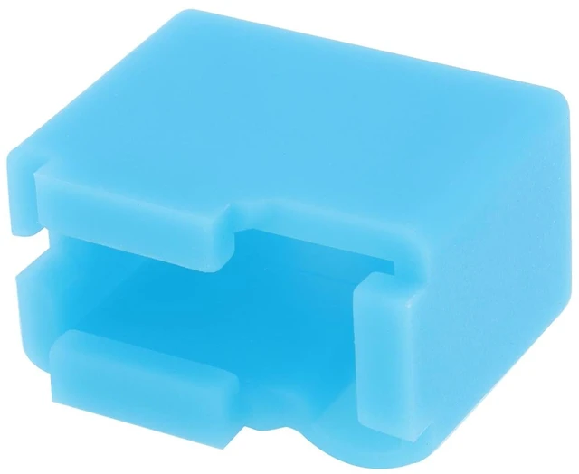 Alt view image 3 of 7 - 3D Printer Heater Block Silicone Sock, 5 Pcs Upgrade Hotend Cover Fit for E3D / Volcano Heater Block