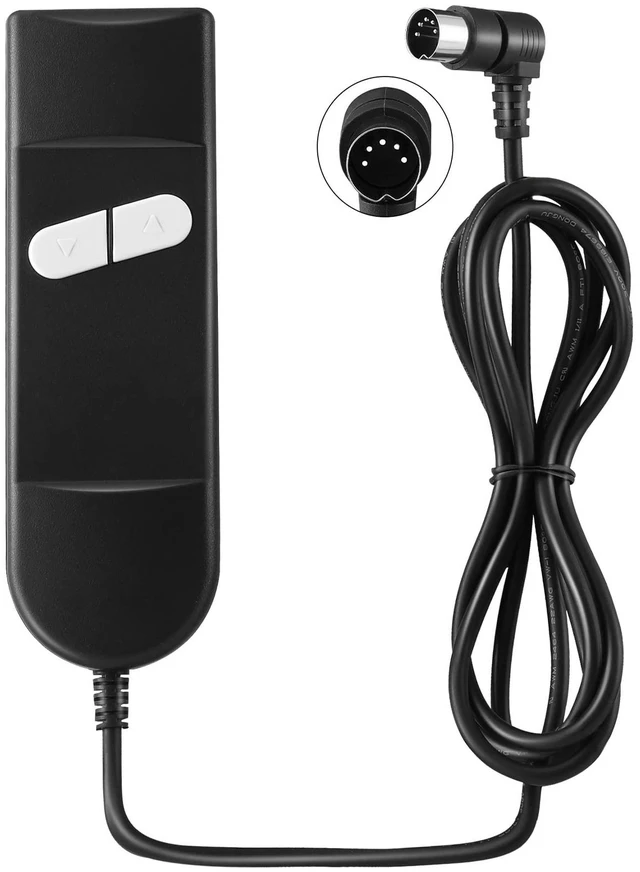 Main image of Lift Chair or Power Recliner Hand Control, 2 Button 5 pin Universal Lift Chair Remote Replacement for Okin Lazboy Action Limoss Pride Catnapper