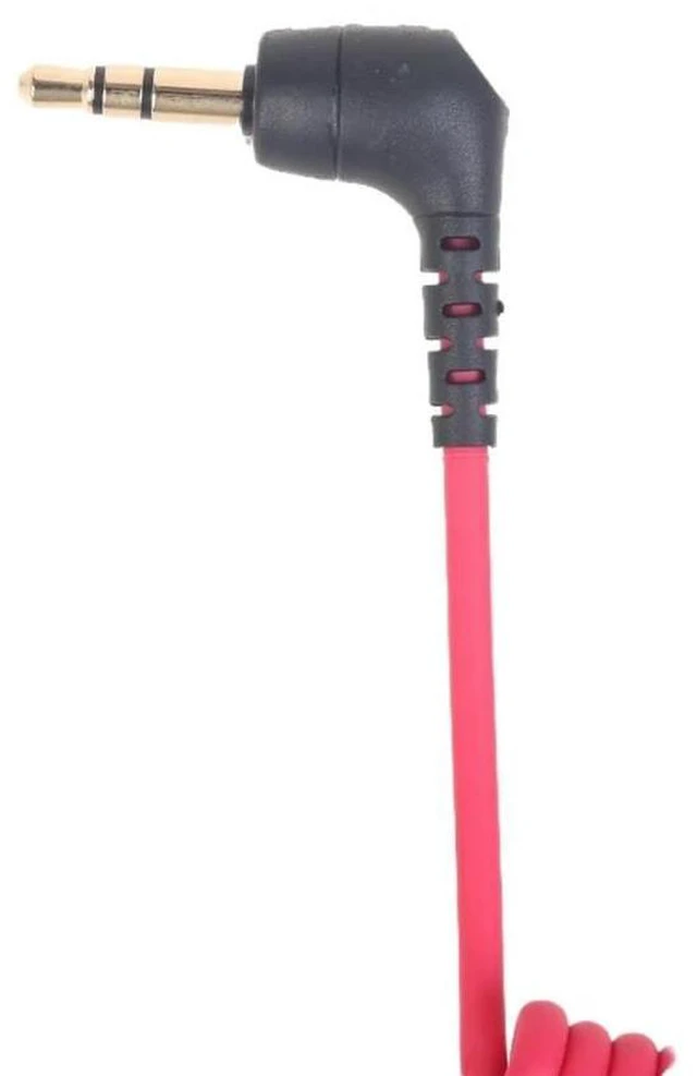 Alt view image 4 of 7 - 3.5mm TRS Male to Male Coiled Mic Cord Right Angle Connection Line Microphones Phone Camera Adapters Cable for Rode SC2