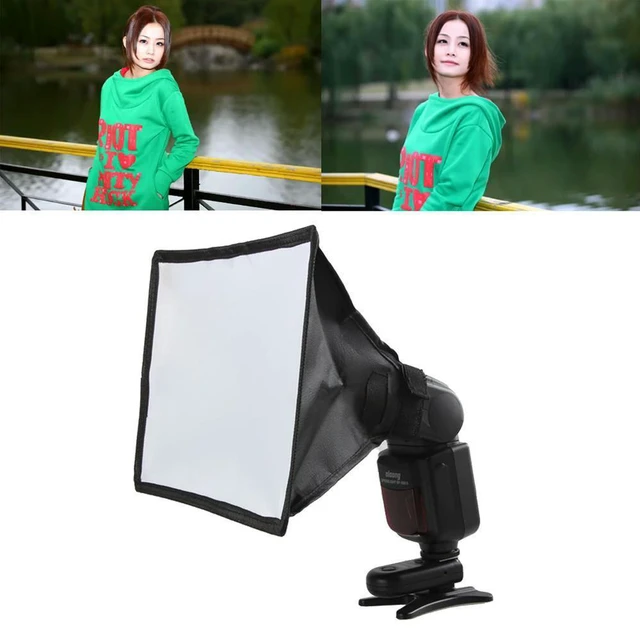 Alt view image 3 of 4 - Flash Diffuser Reflector Softbox Portable Mini Photo Diffuser Soft Light Box Accessories for for