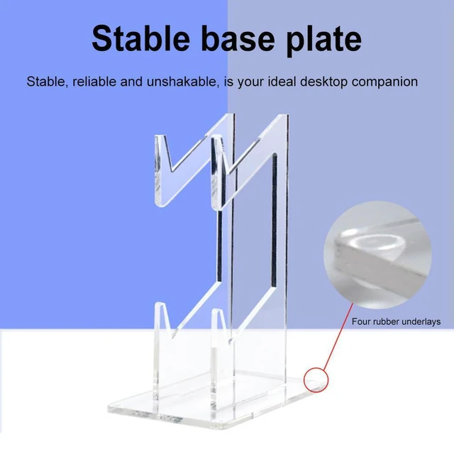 Alt view image 2 of 3 - Double-deck Game Controller Holder Space Saving Game Controller Bracket Mount Accessories Gamepad Headset Stand for PS4/PS3/Xbox