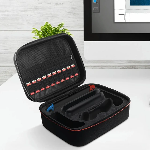Alt view image 2 of 3 - Carrying Case for Nintendo for Switch 2 Protective Travel Bag with Game Card Slots Organizer Bag for Switch 2 Console Controller