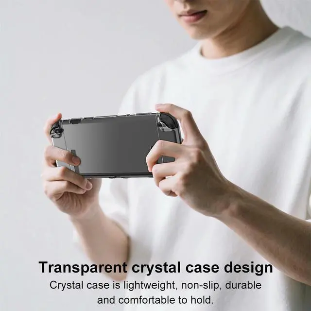 Alt view image 2 of 4 - for Switch 2 Split Case Cover Transparent Protective Case Anti-Scratch PC Hard Shell Skin Case Cover Gaming Console Accessories
