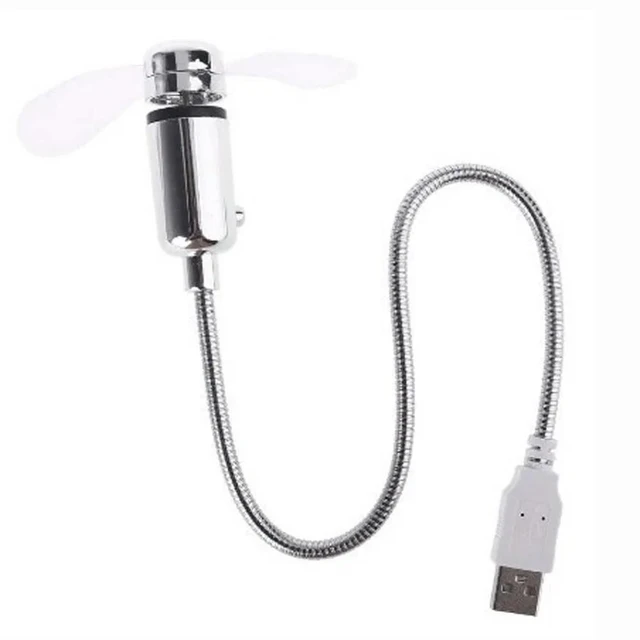Main image of Portable USB-Powered Cooling Fan Gooseneck Air Blower Flexible USB Cooling Fan for Desktop PC Computer Laptop Notebook