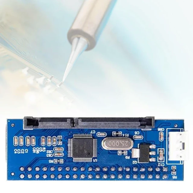 Alt view image 4 of 4 - IDE To SATA Converter Card Parallel To Serial Hard Drive Converter IDE Female To SATA Male Adapter for 3.5inch Hard Disk Drive
