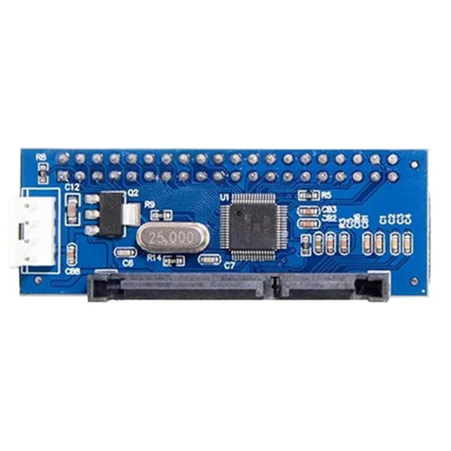 Alt view image 3 of 4 - IDE To SATA Converter Card Parallel To Serial Hard Drive Converter IDE Female To SATA Male Adapter for 3.5inch Hard Disk Drive