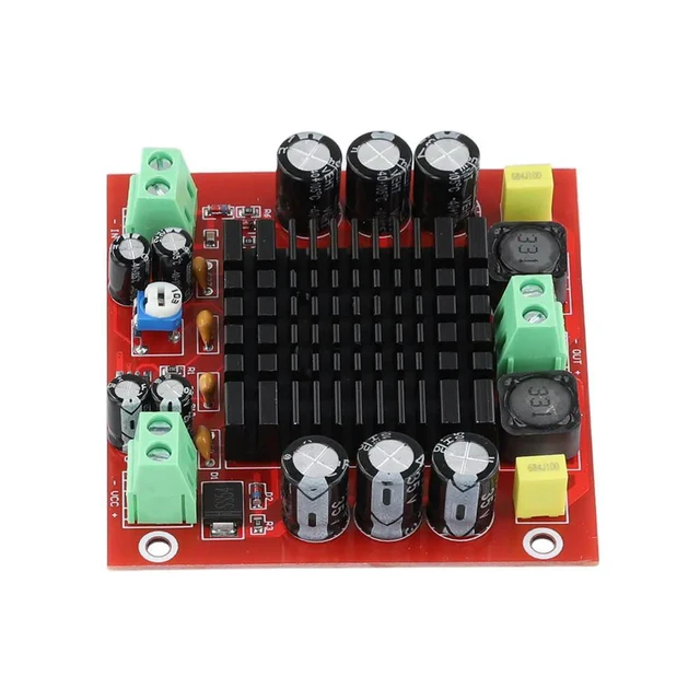 Alt view image 4 of 4 - TPA3116DA Amplifier Board 150W XH-M544 Mono Channel Power Audio Amplifier Board DC12-26V for Audio System