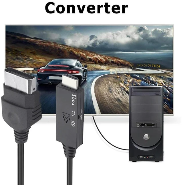 Alt view image 3 of 4 - HD Cable for Xbox Support 408P/1080P/720P HDMI-compatible Adapter for Xbox Plug and Play Male To Male for TV Monitor Projector