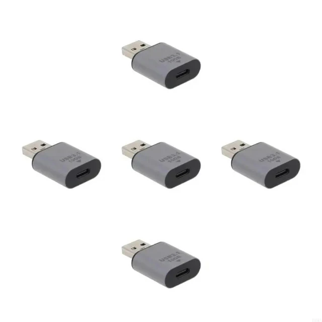 Alt view image 4 of 4 - USB C Female to USB Male Adapter For Laptop Cable Adapter Data Charging 10Gbps Data Sync Converter