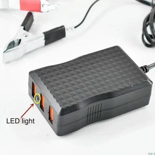 Main image of High Performance Converter with Clip 5V 3 USB Port Power Adapter Charging Module for Phone Tablets