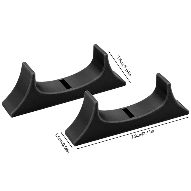 Alt view image 2 of 7 - Horizontal 3D Printing Bracket with Ventilation Holes Cooling Bracket Base Space-saving Display Stand for WII U Game Console