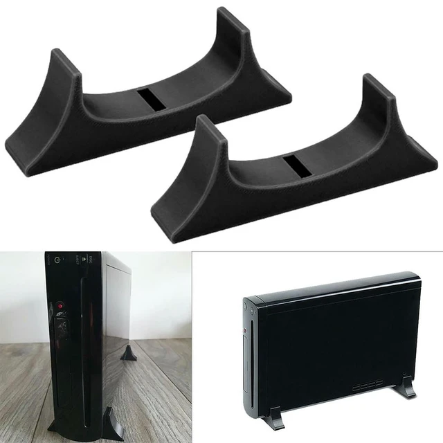 Alt view image 3 of 7 - Horizontal 3D Printing Bracket with Ventilation Holes Cooling Bracket Base Space-saving Display Stand for WII U Game Console