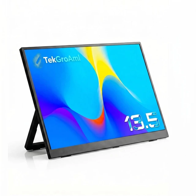 Main image of TekGroAml 13.5" 2256x1504 2.2K 400 Nits IPS Portable LCD Monitor,100% sRGB 3:2 Aspect Ratio Screen, USB-C & Mini H/D, Built-in Speakers